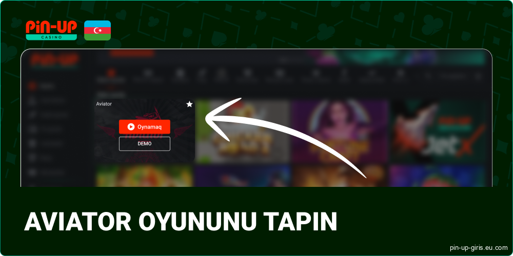 Aviator oyununu tapın və Pin Up Azərbaycan dilində oynamağa başlayın